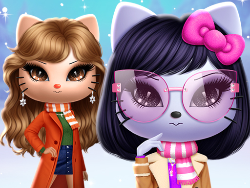 Kitty Squad Winter Dress Up Cover